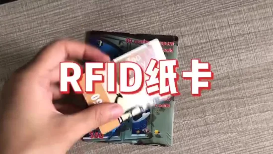 Hf Cmyk Printing Tickets Card RFID Paper Smart Card
