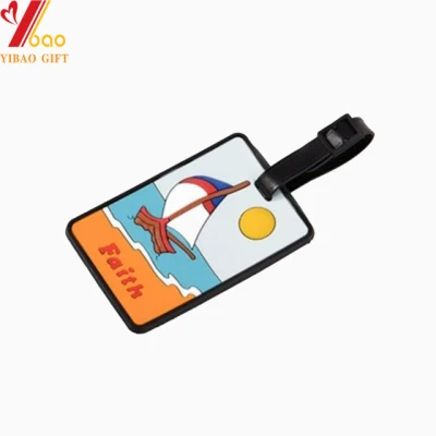 Custom Soft PVC Luggage Key Tag for Promotion Gifts