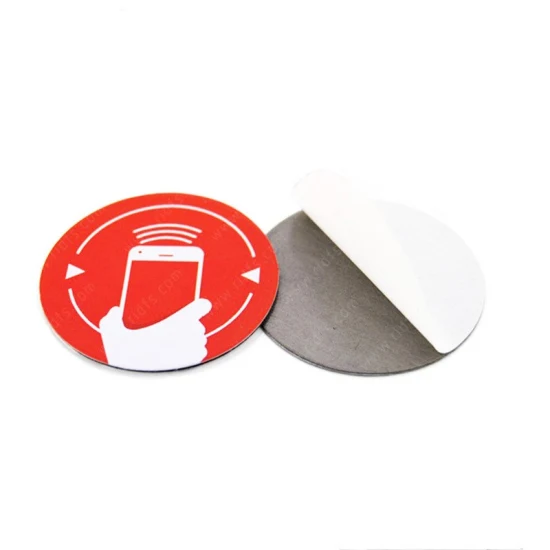 Pre-Printed NFC Sticker RFID Tracking Tag Sticker Ntag216 Chip Ntag 215 Anti Metal Sticker Ntag213 NFC Phone Sticker Ntag213 Security Check Point NFC Tag