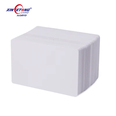 Cr80 Plastic White Blank PVC Card for ID Card Printer Printing